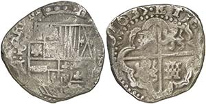 1635. Felipe IV. Potosí. T. 8 reales. (Cal. ... 