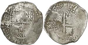 1649. Felipe IV. Potosí. Z. 8 reales. (Cal. ... 