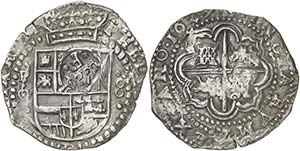 1649. Felipe IV. Potosí.  (Juan Rodríguez ... 