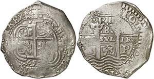1653. Felipe IV. Potosí. E. 8 reales. (Cal. ... 