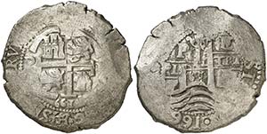 1661. Felipe IV. Potosí. E. 8 reales. (Cal. ... 