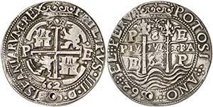 1662. Felipe IV. Potosí. E. 8 reales. (Cal. ... 