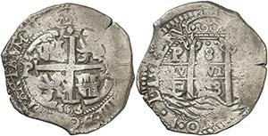 1663. Felipe IV. Potosí. E. 8 reales. (Cal. ... 