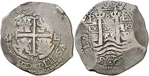 1665. Felipe IV. Potosí. E. 8 reales. (Cal. ... 