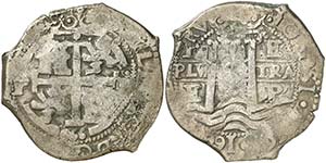 1666. Felipe IV. Potosí. E. 8 reales. (Cal. ... 
