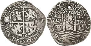 1666. Felipe IV. Potosí. E. 8 reales. (Cal. ... 