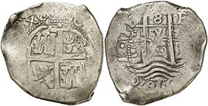 1670. Carlos II. Potosí. E. 8 reales. (Cal. ... 