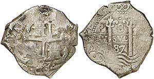1687. Carlos II. Potosí. VR. 8 reales. ... 