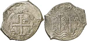 1689. Carlos II. Potosí. VR. 8 reales. ... 