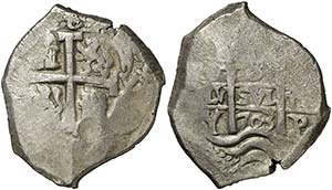 1703. Felipe V. Potosí. Y. 8 reales. (Cal. ... 