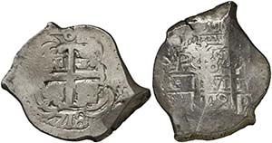 1718. Felipe V. Potosí. Y. 8 reales. (Cal. ... 