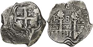 1731. Felipe V. Potosí. M. 8 reales. (Cal. ... 