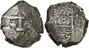 1769. Carlos III. Potosí. V. 8 reales. ... 
