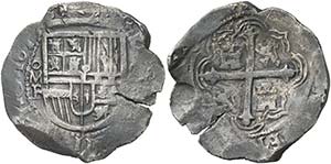 1613. Felipe III. México. F. 8 reales. ... 