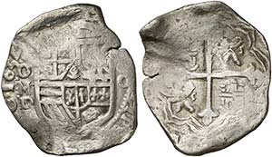 1632. Felipe IV. México. D. 8 reales. (Cal. ... 