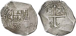 164¿8?. Felipe IV. México. P. 8 reales. ... 