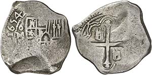 1654. Felipe IV. México. P. 8 reales. (Cal. ... 