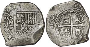 1655. Felipe IV. México. P. 8 reales. (Cal. ... 