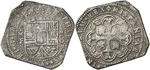 1733. Felipe V. México. MF. 8 reales. (Cal. ... 
