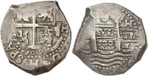 1700. Carlos II. Lima. H. 8 reales. (Cal. ... 
