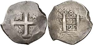 1722. Felipe V. Lima. M. 8 reales. (Cal. ... 