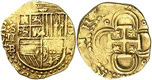 1592/1. Felipe II. Sevilla. B/H. 2 escudos. ... 