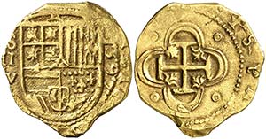 1597. Felipe II. Sevilla. V. 2 escudos. ... 