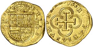 (1)615. Felipe III. Madrid. G. 2 escudos. ... 