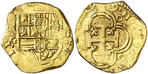 1619. Felipe III. Sevilla. G. 2 escudos. ... 