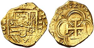 1623. Felipe IV. Sevilla. D. 2 escudos. ... 