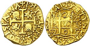 1705. Felipe V. Lima. H. 2 escudos. (Cal. ... 