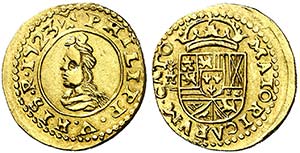 1723. Felipe V. Mallorca. 2 escudos. (Cal. ... 