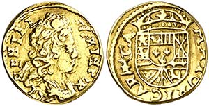 1726. Felipe V. Mallorca. 2 escudos. (Cal. ... 