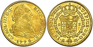 1778/7. Carlos III. Madrid. PJ. 2 escudos. ... 