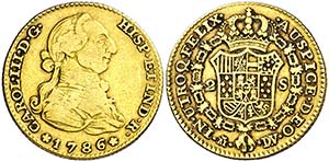 1786/4. Carlos III. Madrid. DV. 2 escudos. ... 