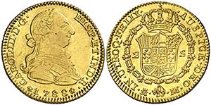 1788. Carlos III. Madrid. M/DV. 2 escudos. ... 