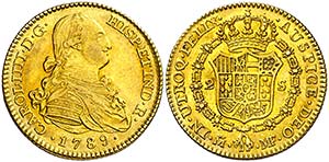 1789. Carlos IV. Madrid. MF. 2 escudos. ... 