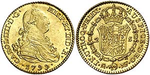 1799. Carlos IV. Madrid. MF. 2 escudos. ... 