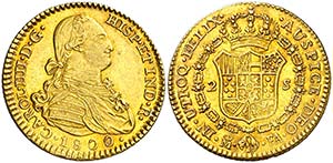 1800. Carlos IV. Madrid. FA. 2 escudos. ... 