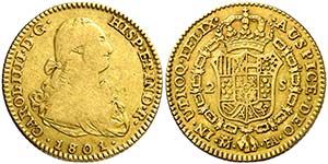 1801/791. Carlos IV. Madrid. FA. 2 escudos. ... 