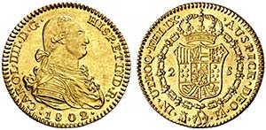 1802/1. Carlos IV. Madrid. FA. 2 escudos. ... 