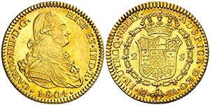 1804. Carlos IV. Madrid. FA. 2 escudos. ... 