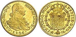 1806. Carlos IV. Madrid. FA. 2 escudos. ... 