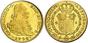 1798. Carlos IV. Sevilla. CN. 2 escudos. ... 