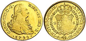 1799. Carlos IV. Sevilla. CN. 2 escudos. ... 