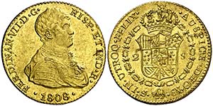 1808. Fernando VII. Sevilla. CN. 2 escudos. ... 