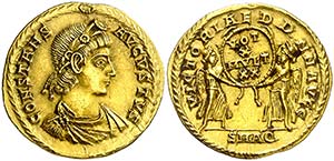 (346-348 d.C.). Constante. Aquileia. ... 