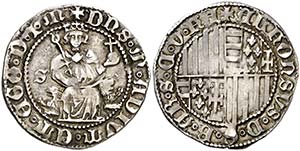 Alfons IV (1416-1458). Nàpols. Carlí. ... 