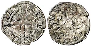 Alfonso IX (1188-1230). Salamanca. Dinero. ... 