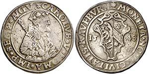 1548. Carlos I. Kaufbeumen. 1 escudo/taler. ... 
